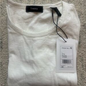 Theory White Precise Tee